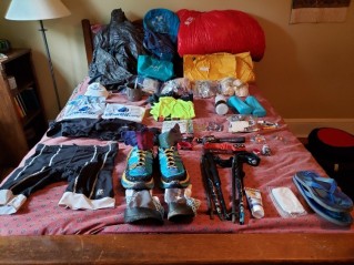 Grand to Grand Ultra gear before packing